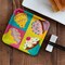8 Count Pastel Cupcake Party Square Paper Dinner Plates 9" Colorful Dessert-Themed Tableware